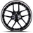 20" XIX x61 Wheels Black With Stainless Steel Chrome Lip