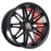 19" 20" 22" Scarlet SW1 Wheels Black W/ Red Inner