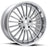 22" XIX x59 Wheels Silver Brushed Stainless Steel Lip