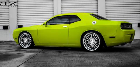 22" XIX x59 Wheels Silver Brushed Stainless Steel Lip